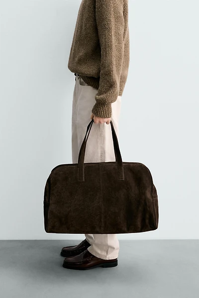 XL LEATHER TRAVEL BAG