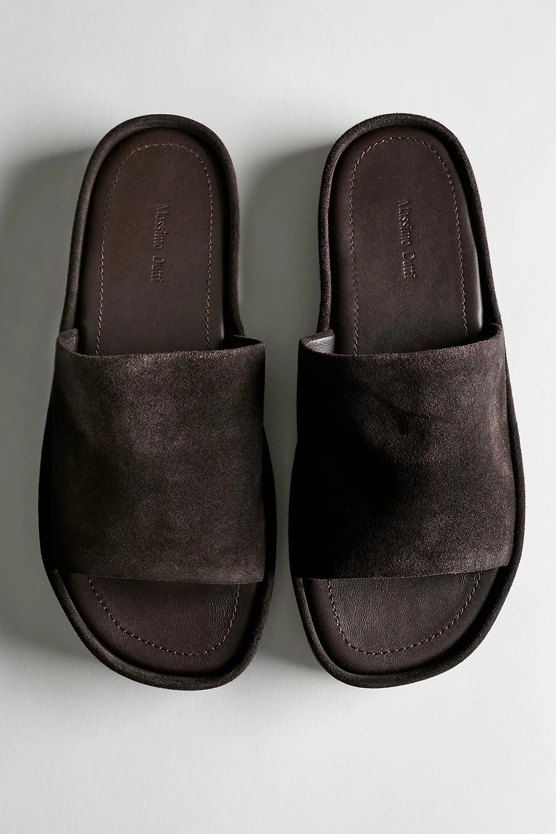 Platform slide sandals