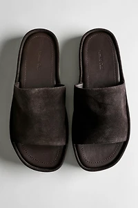 Platform slide sandals