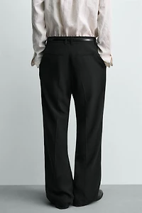 PANTALON DE COSTUME DÉCONTRACTÉ VISCOSE - LIN