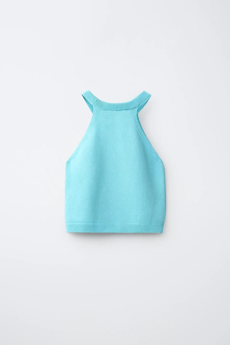 BUTTON KNIT TOP