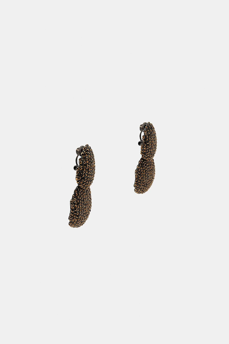 DOUBLE SPARKLY EARRINGS