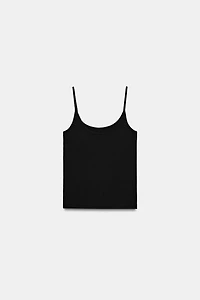 POLYAMIDE SPAGHETTI STRAP TANK TOP