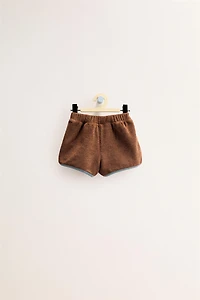 ZARA TIMELESS - SHORT EFFET ÉPONGE