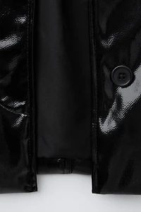 FAUX LEATHER JACKET