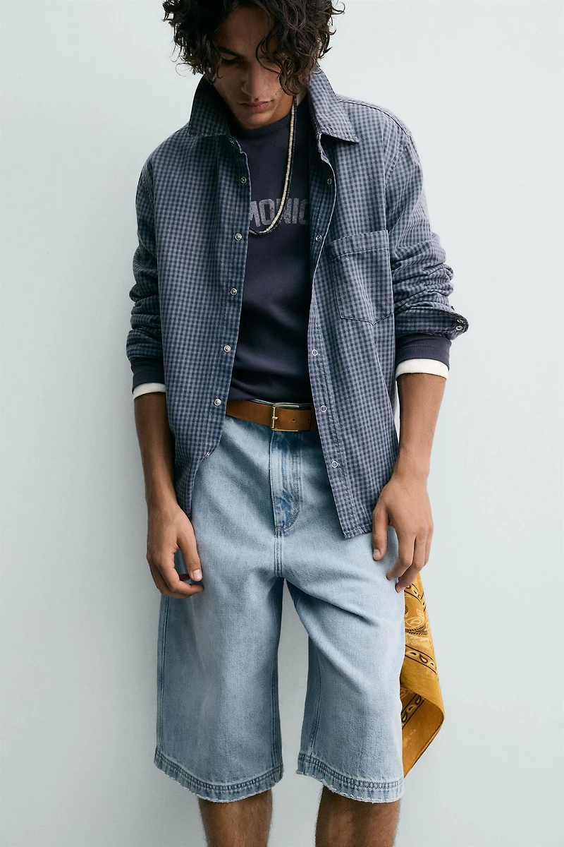 JORT EN DENIM COUPE DÉCONTRACTÉE