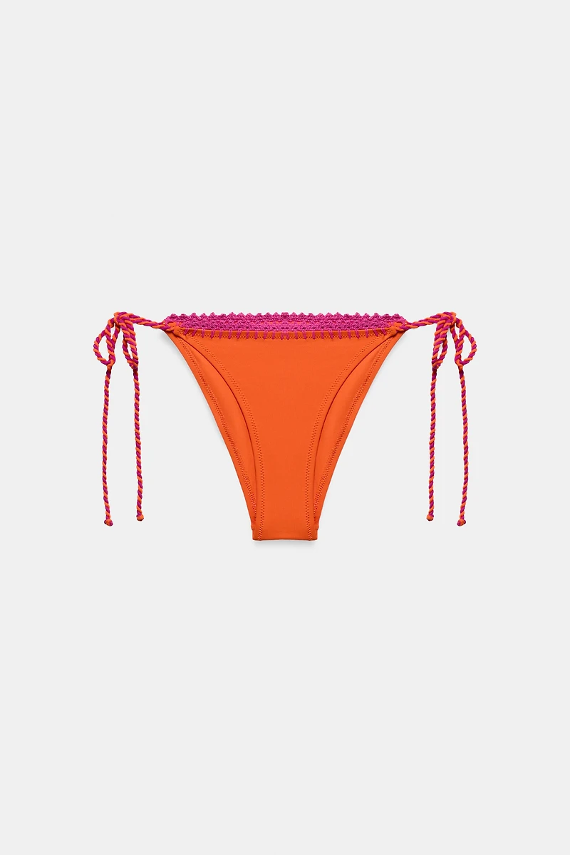 CROCHET TIE BIKINI BOTTOMS