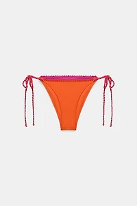 CROCHET TIE BIKINI BOTTOMS