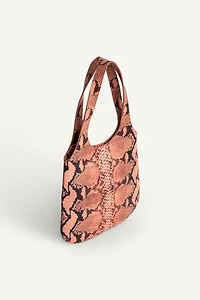 EMBOSSED LEATHER MINI TOTE LIMITED EDITION