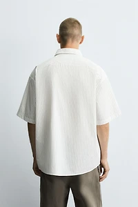 EMBROIDERED STRIPED SHIRT