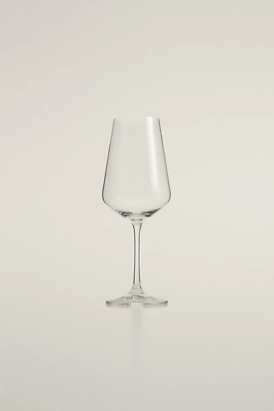 PLAIN BOHEMIA CRYSTAL WINE GLASS