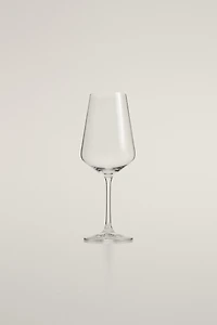 PLAIN BOHEMIA CRYSTAL WINE GLASS