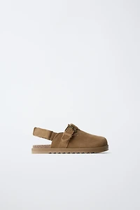 LEATHER CLOGS