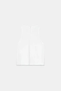 SLEEVELESS LACE TOP