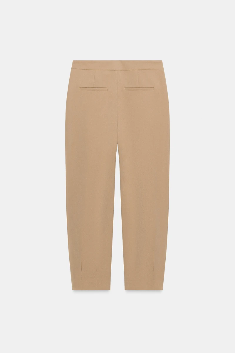 PANTALON CAROTTE PLIS