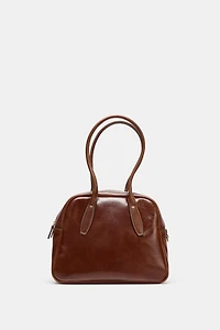 LEATHER BOWLING BAG