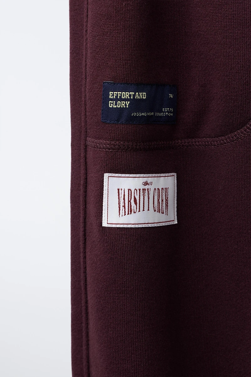 LABEL JOGGER PANTS