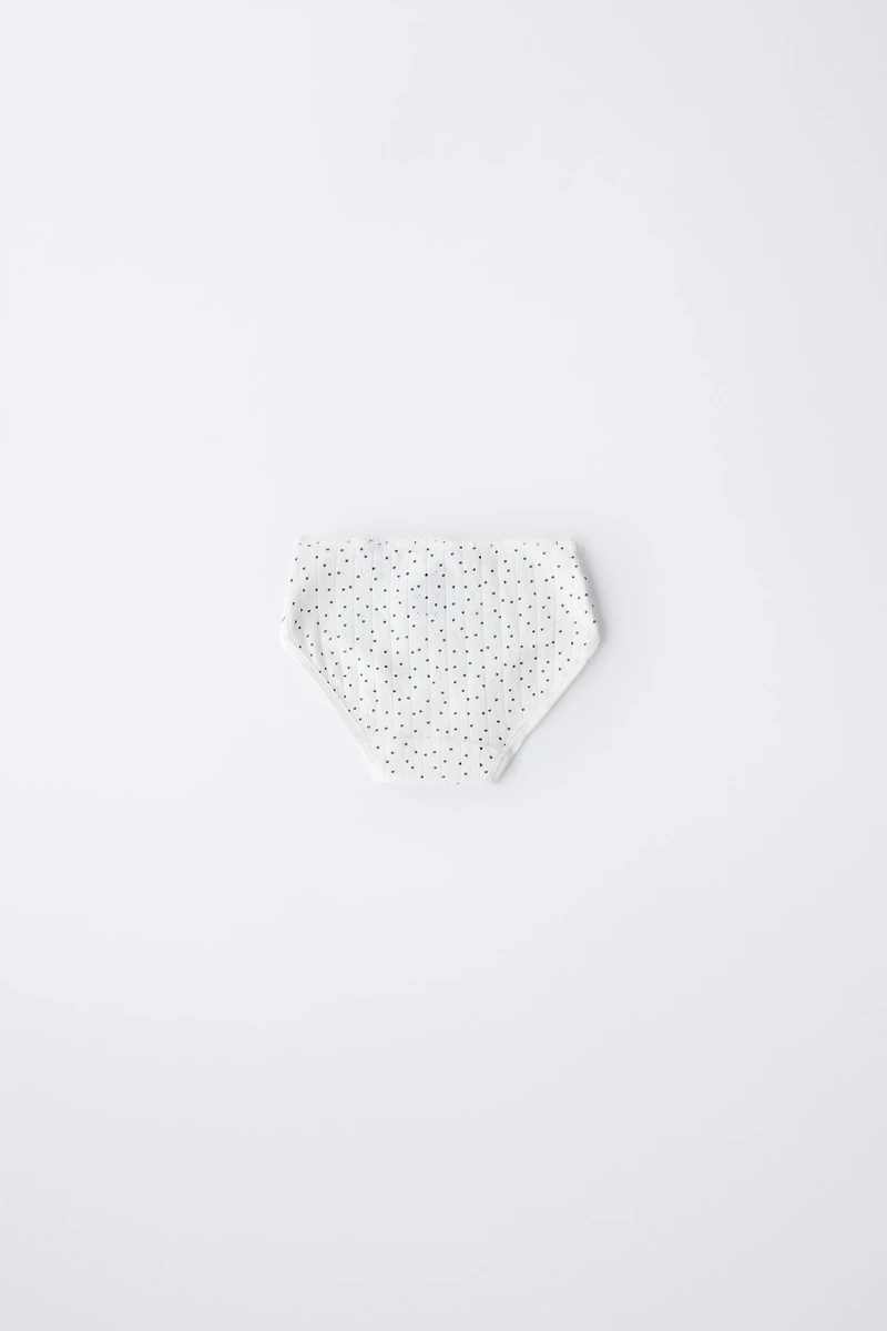 2-6 YEARS / SIX-PACK OF BOW UNDERWEAR