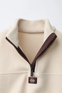 SWEAT POLAIRE ZIPPÉ