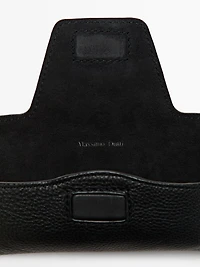 Nappa leather glasses case