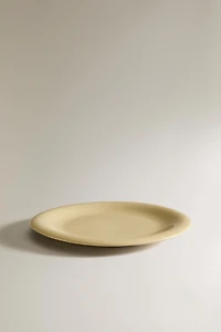 ENAMELLED STONEWARE DINNER PLATE