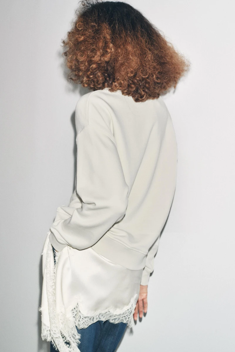 RUSTIC RIB SWEATSHIRT