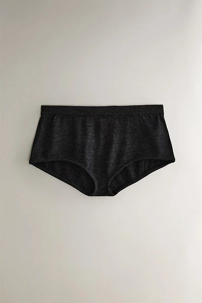 WOOL AND SILK SHORTS