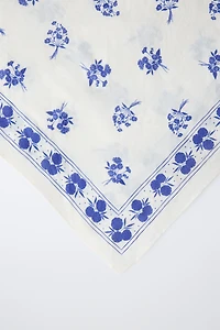 BANDANA CARRÉE FLEURS