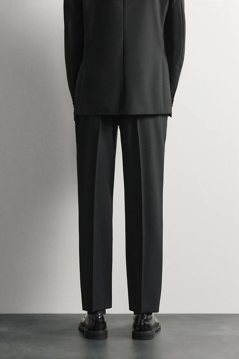 100% WOOL SUIT PANTS