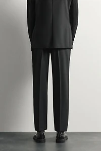 100% WOOL SUIT PANTS