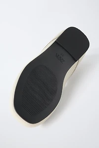LEATHER BALLET FLATS
