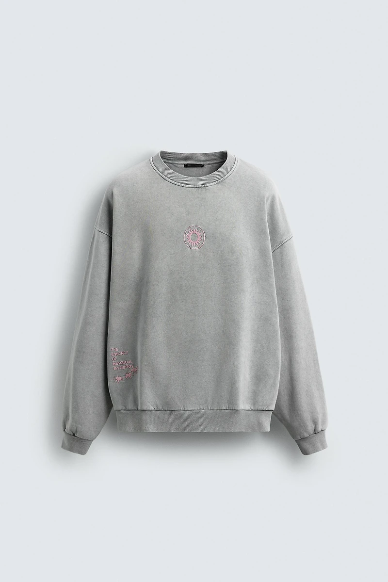 COMBINED PRINT SWEATSHIRT