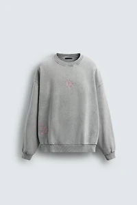 COMBINED PRINT SWEATSHIRT