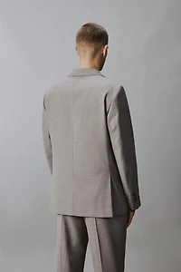 REGULAR FIT TEXTURED SUIT JACKET