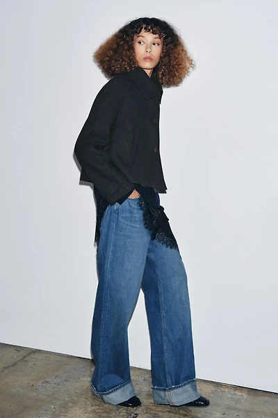 ZW COLLECTION WOOL SHORT COAT
