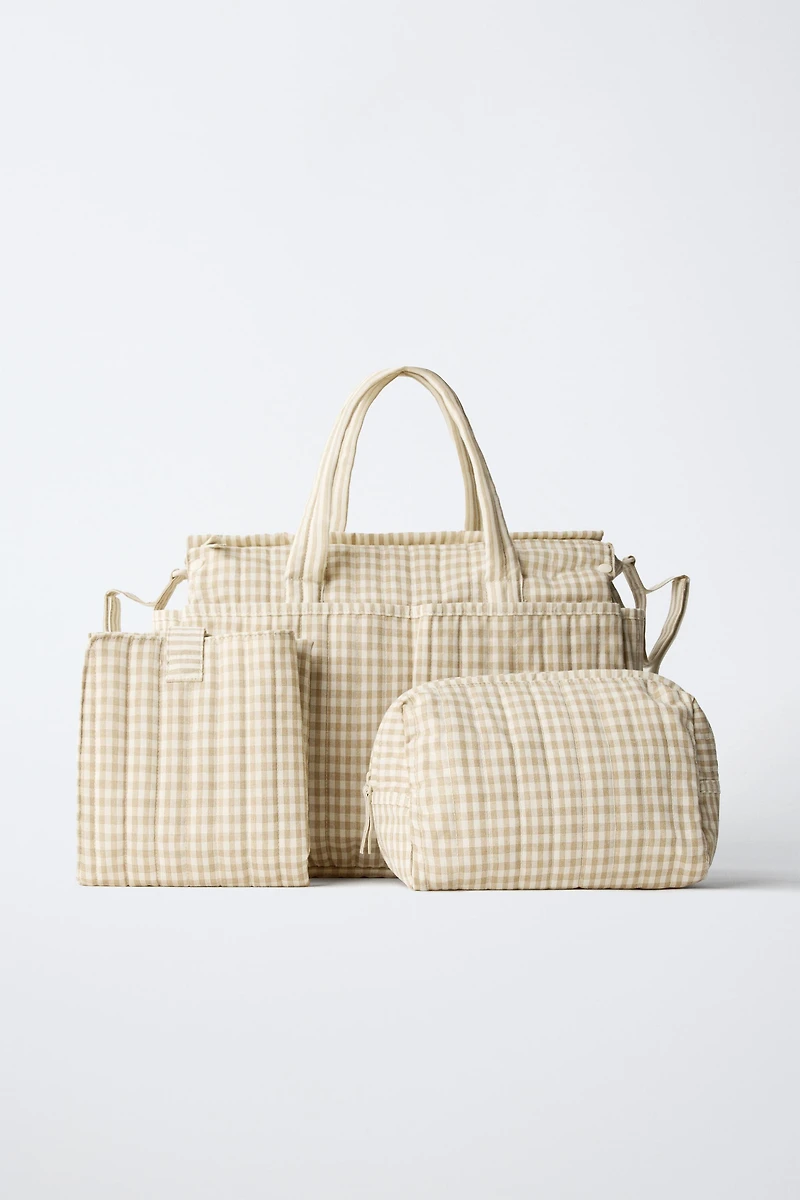 PLAID MATERNITY SET