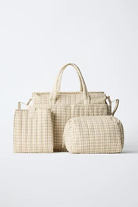 PLAID MATERNITY SET