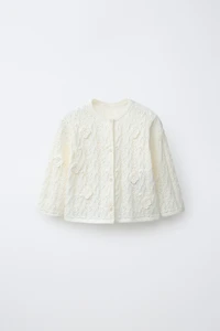 GILET EN MAILLE AJOURÉ