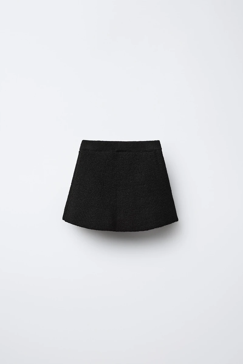 BOW KNIT SKIRT