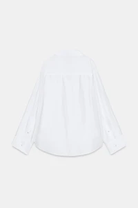 OVERSIZED SATIN EFFECT SHIRT