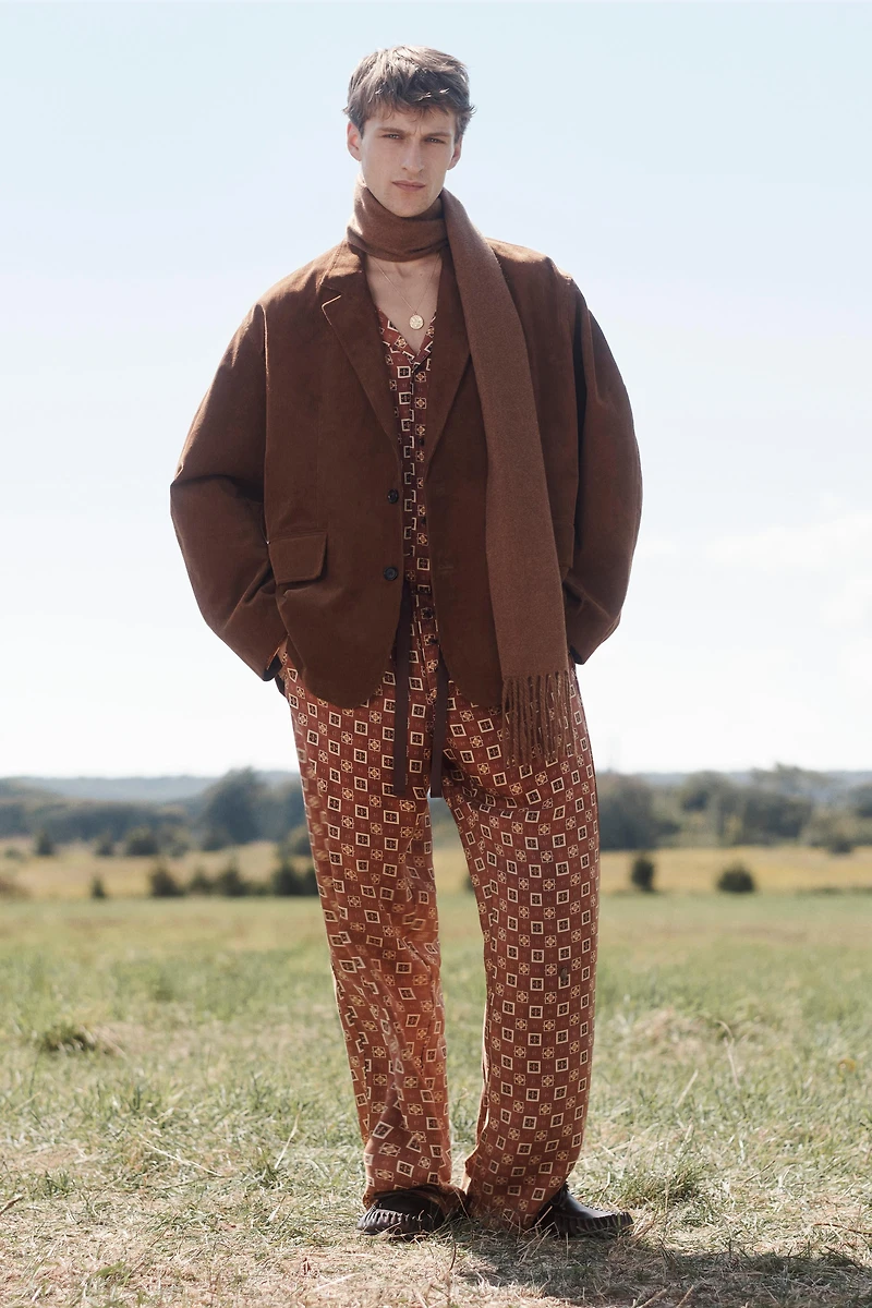 LIMITED EDITION 100% SILK PRINTED PANTS