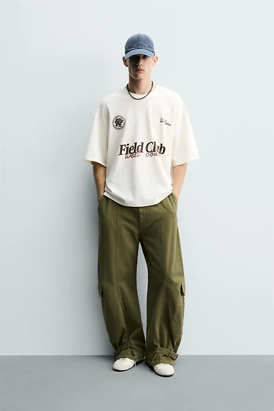 CARGO PANTS WITH SIDE LOOPS