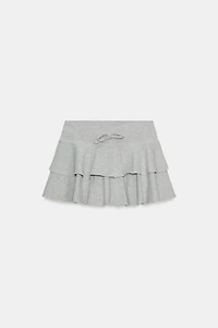 RUFFLED MINI SKIRT