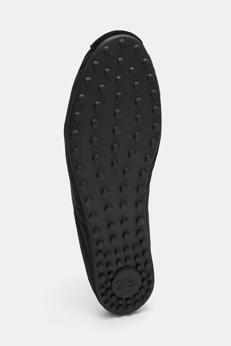 FABRIC COLLAPSIBLE HEEL SNEAKERS
