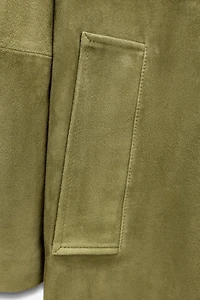 100% SUEDE LONG COAT LIMITED EDITION