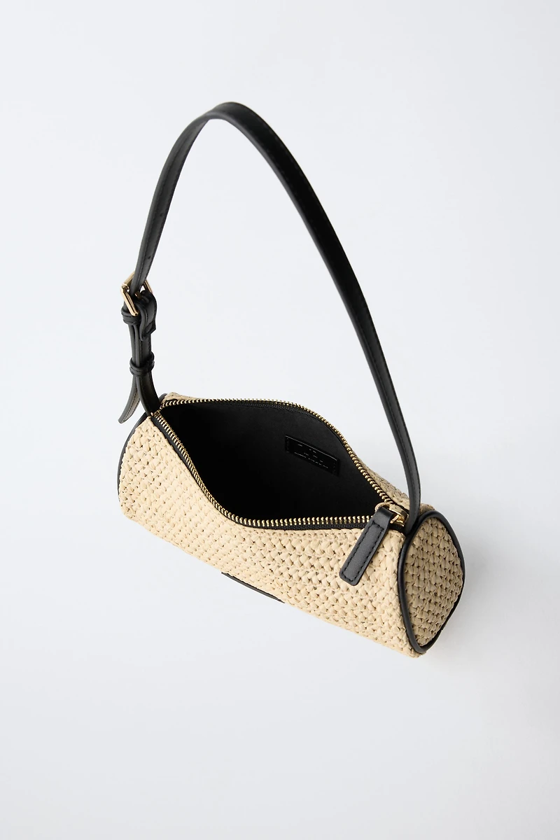 RAFFIA EFFECT BAG