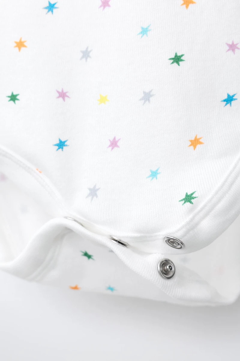 THREE-PACK CIRCUS PRINT BODYSUITS