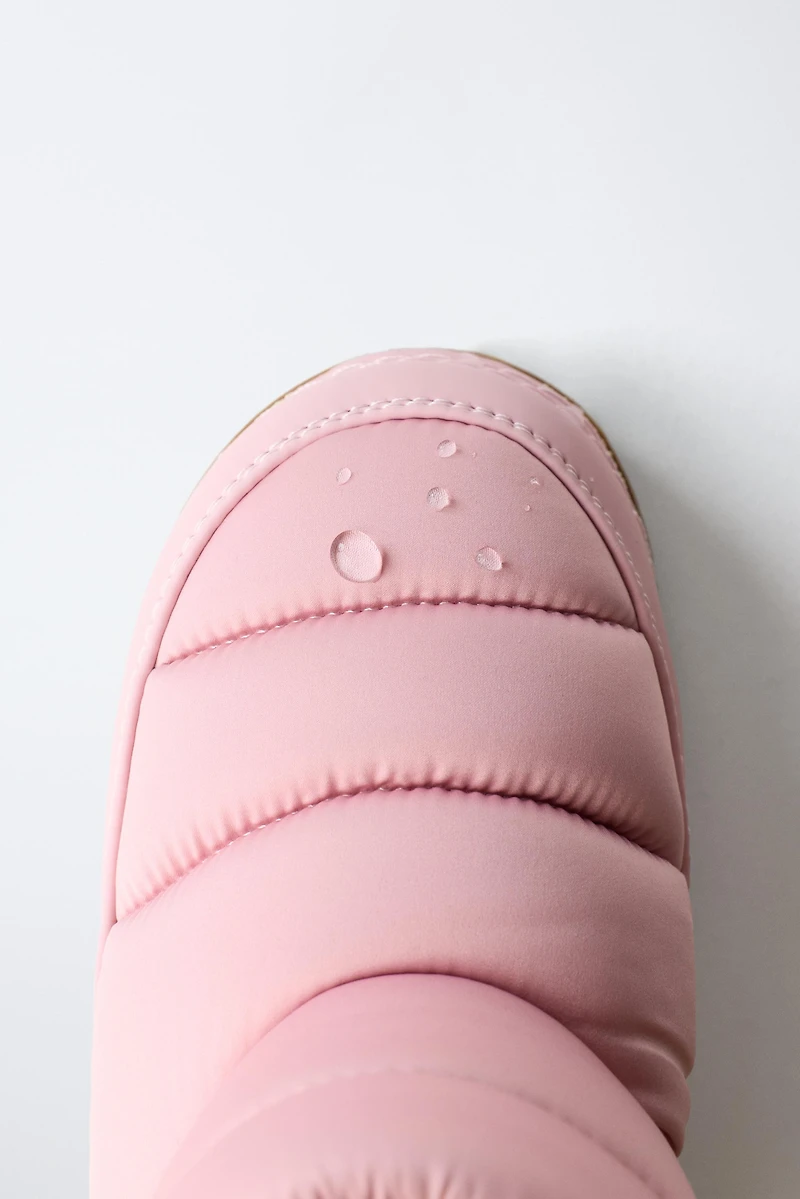 BOTTINES MÉTALLISÉES WATER REPELLENT