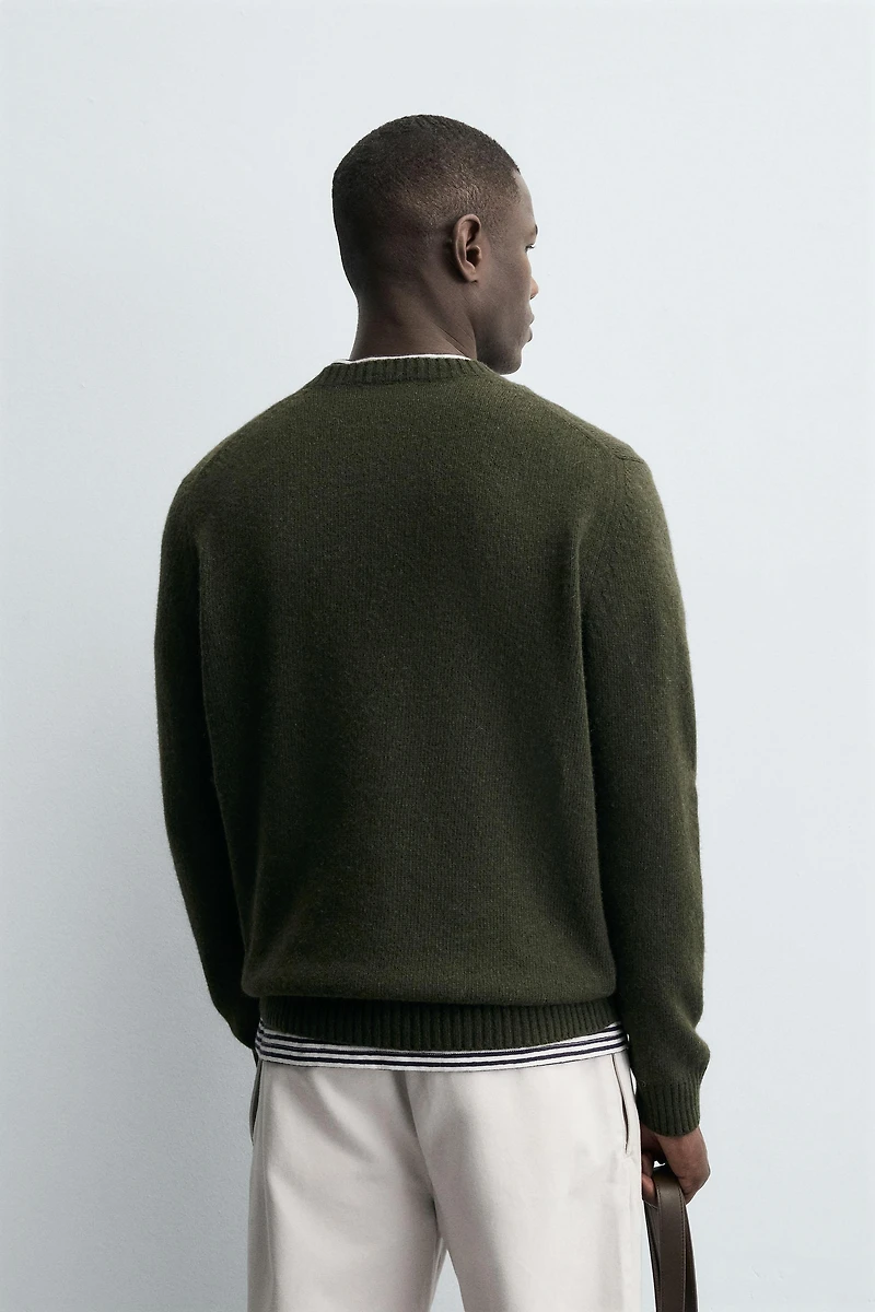 REGULAR FIT WOOL BLEND JUMPER