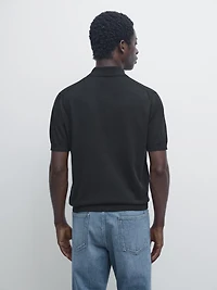 Polo en maille 100 % coton